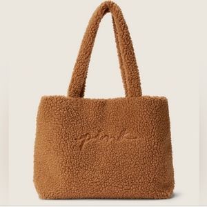 PINK Victoria's Secret Sherpa Tote Bag